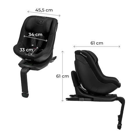 Siège Auto I-GUARD PRO i-Size Pivotant à 360° avec ISOFIX, SPS+, H-GUARD et AIR FLOW Beige+Gris+Noir 18 - vertbaudet enfant 