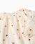 Robe en coton à manches longues avec broderie florale Blanc 4 - vertbaudet enfant 