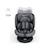 Siège auto I-GROW 2 PLUS, i-size 4-en-1   40-150 cm pivotant 360°, isofix, top tether, dos et face route, protection latérale, inclinable, ventilation, évolutif 0-12 ans Bleu+Gris+Noir+Vert 10 - vertbaudet enfant 