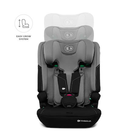 Siège auto Kinderkraft I-COMFY i-Size 76-150 cm évolutif 3 en 1 sans isofix Noir Gris+Noir+Rosa 4 - vertbaudet enfant 