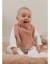 Lot de 3 bavoirs mousseline de coton bio et éponge Blanc, rose 2 - vertbaudet enfant 