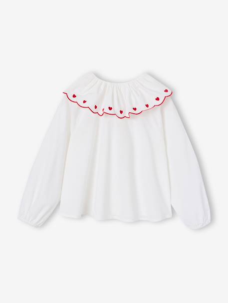 Chemise col Noël enfant fille écru 4 - vertbaudet enfant 