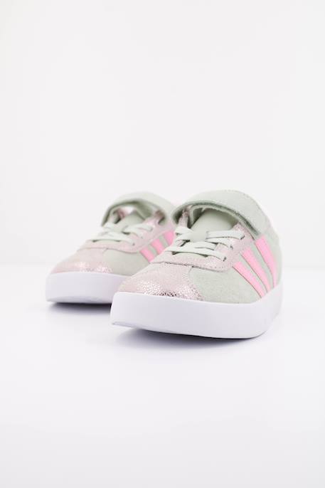 Baskets fille à lacets modèle vl court Vert 3 - vertbaudet enfant 