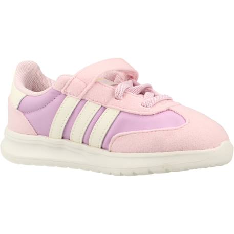 Baskets fille modèle run 70s à scratch Rose lila 5 - vertbaudet enfant 