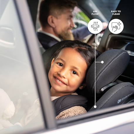 Siège Auto I-GUARD PRO i-Size Pivotant à 360° avec ISOFIX, SPS+, H-GUARD et AIR FLOW Beige+Gris+Noir 17 - vertbaudet enfant 