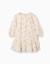 Robe en coton à manches longues avec broderie florale Blanc 2 - vertbaudet enfant 