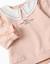 Sweat en coton avec col brodé Rose clair 4 - vertbaudet enfant 
