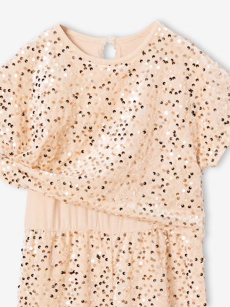 Combinaison sequin fille de fête doré 6 - vertbaudet enfant 