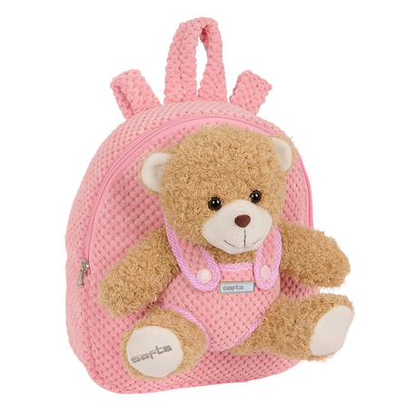 Garçon-Accessoires-Sac à dos maternelle garçon peluche avec ourson amovible