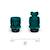 Siège auto I-GROW 2 PLUS, i-size 4-en-1   40-150 cm pivotant 360°, isofix, top tether, dos et face route, protection latérale, inclinable, ventilation, évolutif 0-12 ans Bleu+Gris+Noir+Vert 20 - vertbaudet enfant 