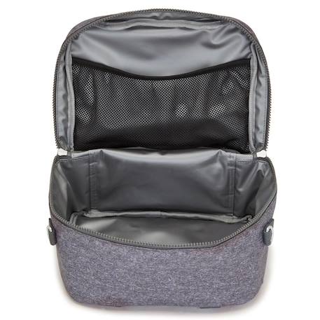 Sac repas kipling miyo 25 cm - sac goûter Bleu chiné+Bleu turquoise+Gris 11 - vertbaudet enfant 