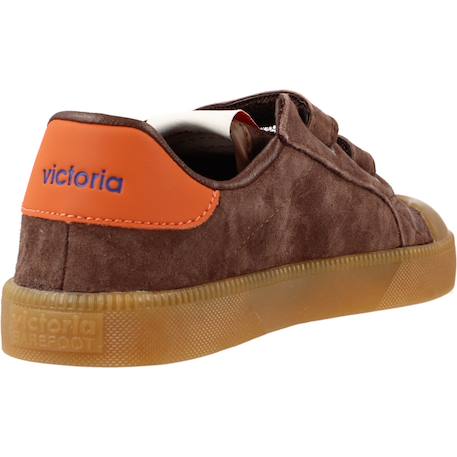 Baskets garçon à scratch Marron 3 - vertbaudet enfant 