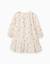 Robe en coton à manches longues avec broderie florale Blanc 3 - vertbaudet enfant 