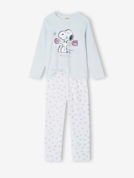 Pyjama enfant fille Snoopy gris chiné 1 - vertbaudet enfant 