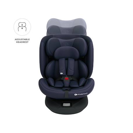 Siège auto I-GROW 2 PLUS, i-size 4-en-1   40-150 cm pivotant 360°, isofix, top tether, dos et face route, protection latérale, inclinable, ventilation, évolutif 0-12 ans Bleu+Gris+Noir+Vert 5 - vertbaudet enfant 