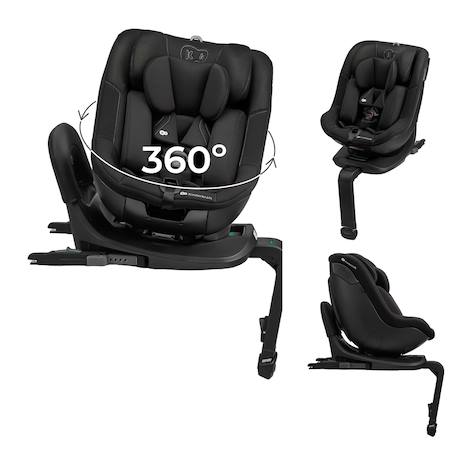 Siège Auto Kinderkraft I-GUARD i-Size Pivotant à 360° avec ISOFIX, Jambe de Force et Système AIR FLOW R129 Beige+Gris+Noir 11 - vertbaudet enfant 