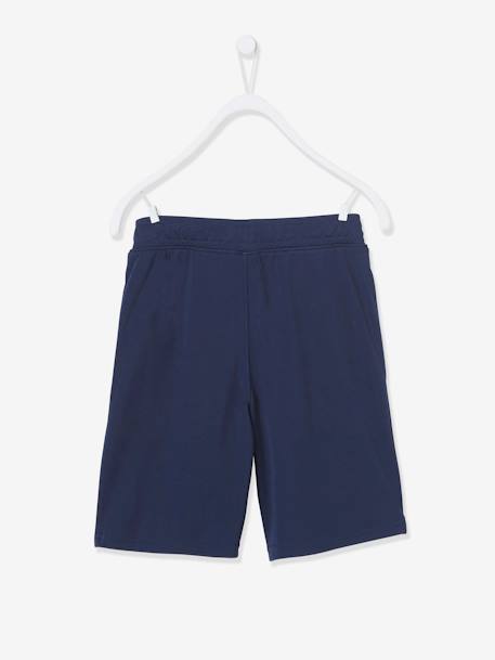 Short de sport garçon Numéro 10 en matière technique MARINE+noir 4 - vertbaudet enfant 