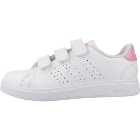 Baskets fille à scratch Blanc 2 - vertbaudet enfant 