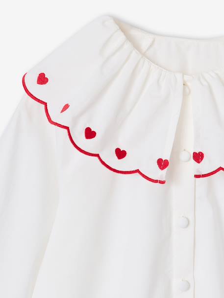 Chemise col Noël enfant fille écru 5 - vertbaudet enfant 