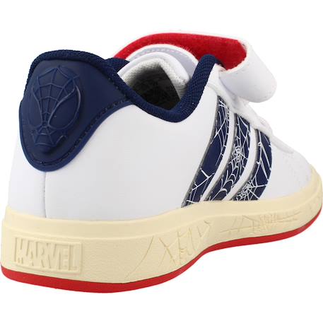 Baskets garçon à scratch Spiderman Blanc 3 - vertbaudet enfant 