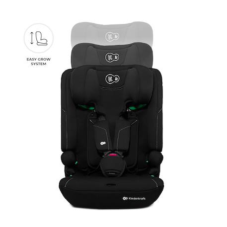 Siège auto Kinderkraft I-COMFY i-Size 76-150 cm évolutif 3 en 1 sans isofix Noir Gris+Noir+Rosa 10 - vertbaudet enfant 
