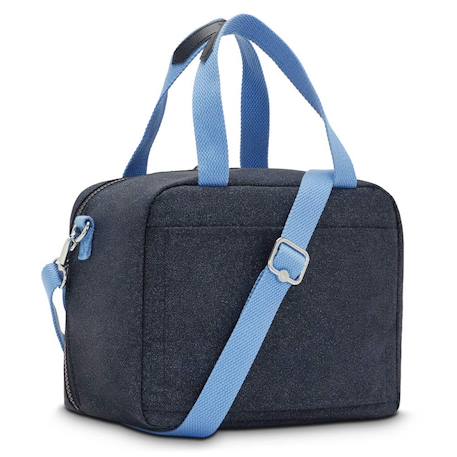 Sac repas kipling miyo 25 cm - sac goûter Bleu chiné+Bleu turquoise+Gris 4 - vertbaudet enfant 