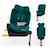 Siège Auto Kinderkraft I-360 2 PLUS i-Size avec ISOFIX, Pivotant à 360°, SPS+ et Installation Dos à la Route 40-150 cm Gris+Noir+Vert 13 - vertbaudet enfant 
