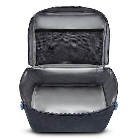 Sac repas kipling miyo 25 cm - sac goûter Bleu chiné+Bleu turquoise+Gris 3 - vertbaudet enfant 