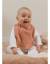 Lot de 3 bavoirs mousseline de coton bio et éponge Blanc, rose 5 - vertbaudet enfant 