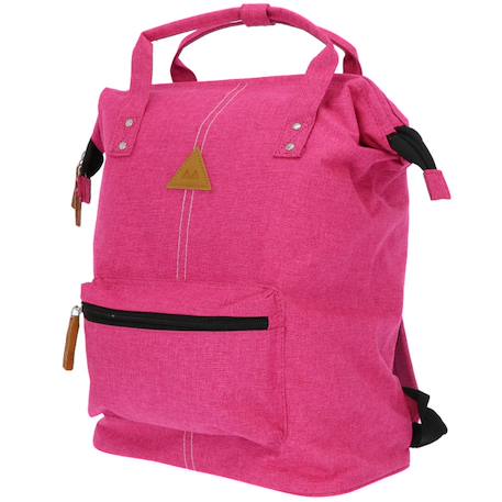 Sac à dos poids plume colorful 40 cm Gris+Rose+Rouge bordeaux 4 - vertbaudet enfant 
