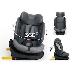 Puériculture-Siège-auto-Siège auto I-GROW 2 PLUS, i-size 4-en-1   40-150 cm pivotant 360°, isofix, top tether, dos et face route, protection latérale, inclinable, ventilation, évolutif 0-12 ans