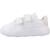 Baskets fille à scratch Blanc white 2 - vertbaudet enfant 