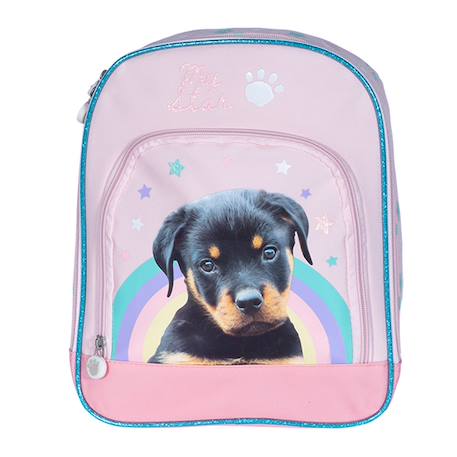 Fille-Accessoires-Sac à dos fille motif chiot - piping pailleté
