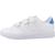 Baskets garçon basses à scratch Blanc 2 - vertbaudet enfant 