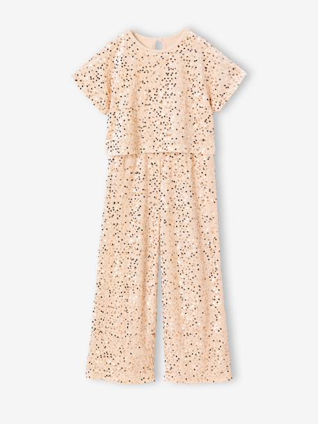Combinaison sequin fille de fête doré 4 - vertbaudet enfant 