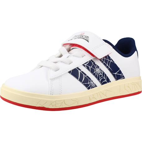 Baskets garçon à scratch Spiderman Blanc 4 - vertbaudet enfant 