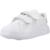 Baskets fille à scratch Blanc white 4 - vertbaudet enfant 