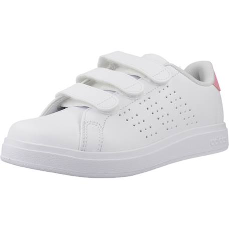Baskets fille à scratch Blanc 4 - vertbaudet enfant 