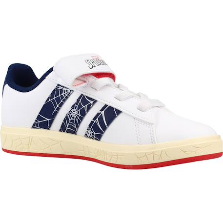 Baskets garçon à scratch Spiderman Blanc 5 - vertbaudet enfant 