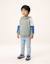 Sweat en coton avec capuche Vert 1 - vertbaudet enfant 