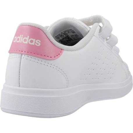 Baskets fille à scratch Blanc 3 - vertbaudet enfant 