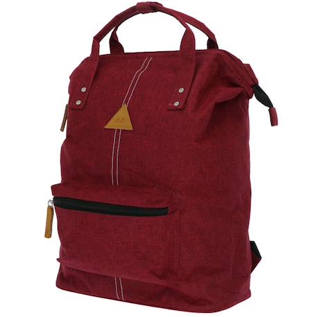 Sac à dos poids plume colorful 40 cm Gris+Rose+Rouge bordeaux 7 - vertbaudet enfant 