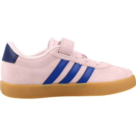 Baskets fille modèle vl court à scratch Rose pink 1 - vertbaudet enfant 