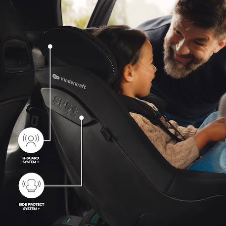 Siège Auto I-GUARD PRO i-Size Pivotant à 360° avec ISOFIX, SPS+, H-GUARD et AIR FLOW Beige+Gris+Noir 8 - vertbaudet enfant 