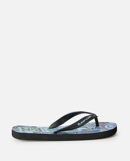 Tongs grom energy bloom garçon Black/blue 5 - vertbaudet enfant 
