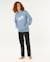 Sweat à capuche garçon streamline Denim délavé 3 - vertbaudet enfant 