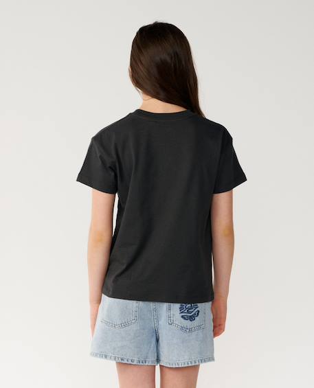 T-shirt enfant costa del sol band Bone+Washed black 9 - vertbaudet enfant 