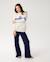 Sweat col rond archive dolphin fille Bone+Dark plum 4 - vertbaudet enfant 