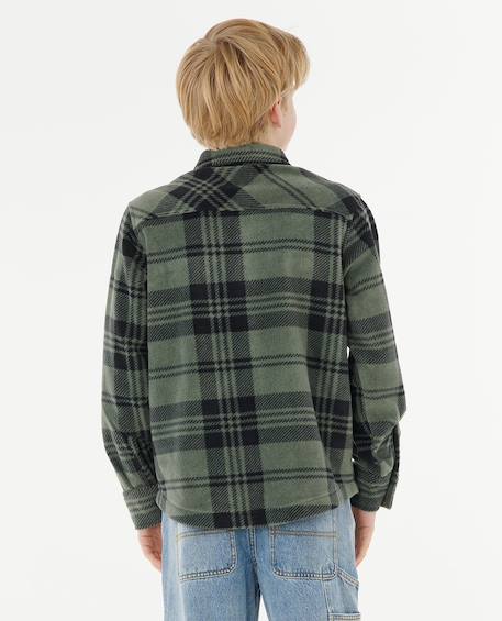Chemise polaire fun times garçon Deep cactus 3 - vertbaudet enfant 