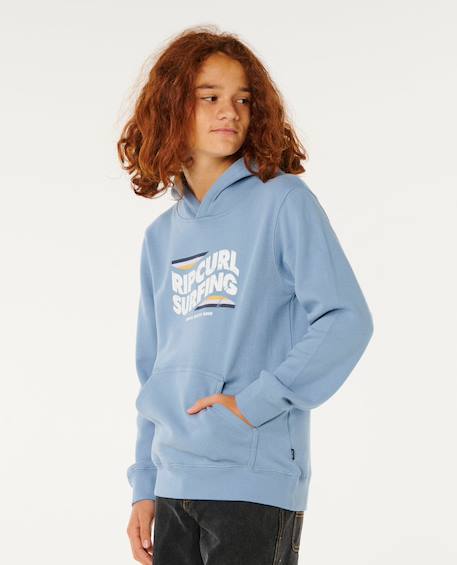 Sweat à capuche garçon streamline Denim délavé 2 - vertbaudet enfant 